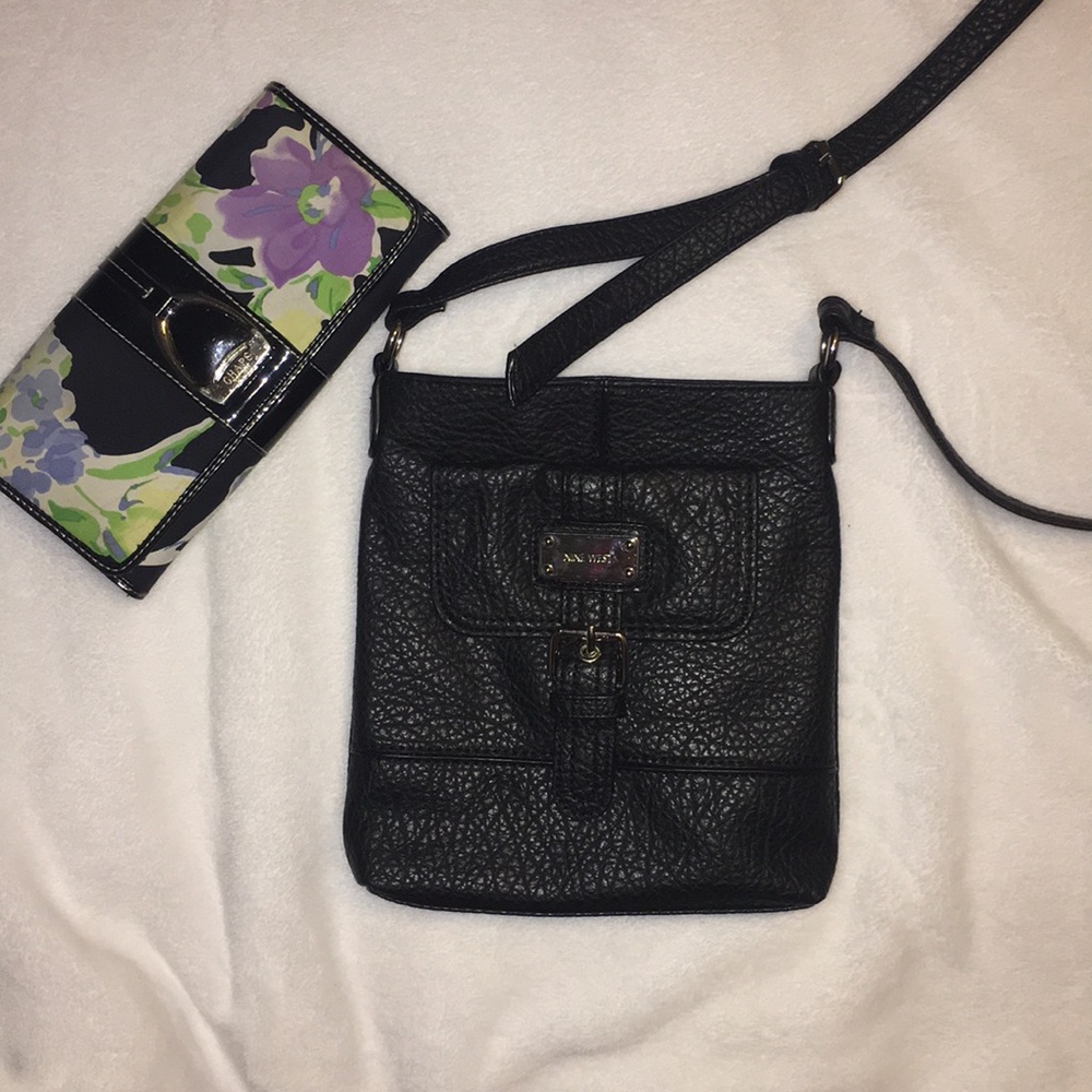 Nine West cross body and chaps wallet bundle